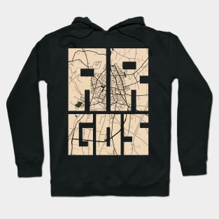 Argos, Greece City Map Typography - Vintage Hoodie